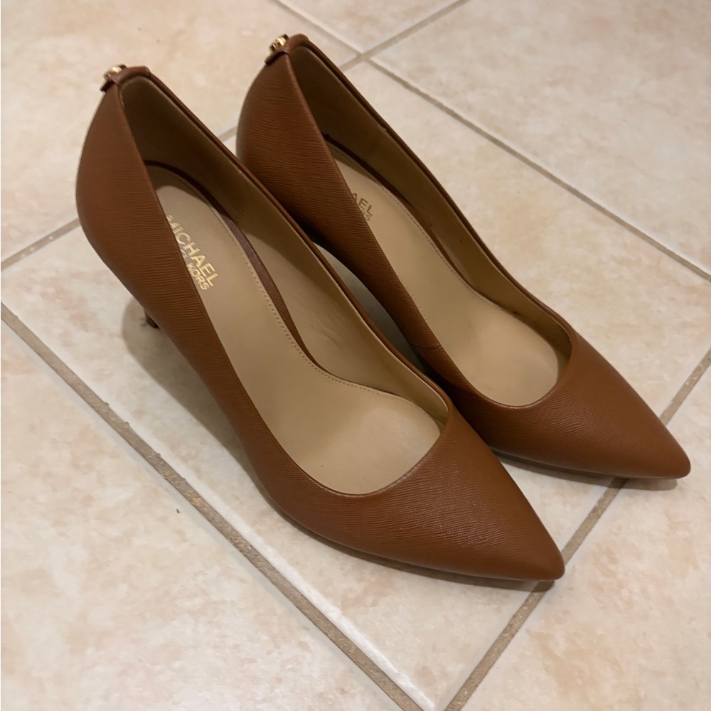 Michael Kors Tan Leather Heels